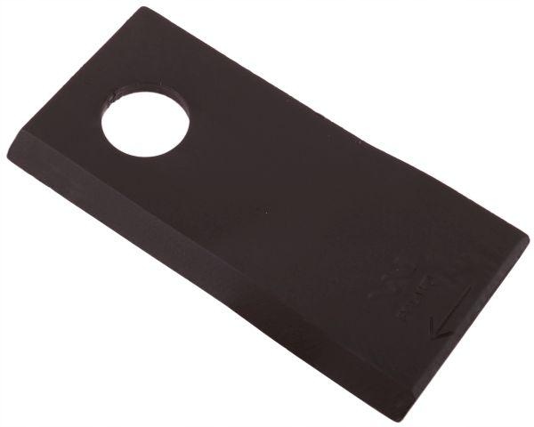 Nóż. nożyk kosiarka prawy 106x48x4mm otwór 19 zastosowanie 122330 Fella WAR