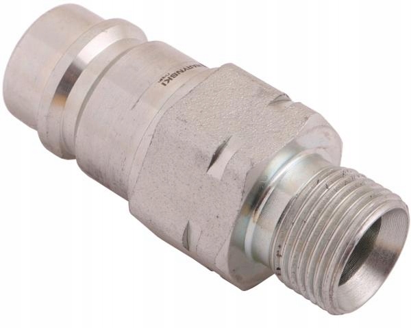 Szybkozłącze hydrauliczne wtyczka z eliminatorem ciśnienia M20x1.5 gwint ze