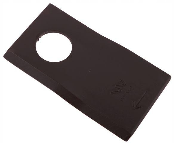 Nóż. nożyk kosiarka prawy 94x48x3mm otwór 23 zastosowanie T673R Mortl WARYŃ