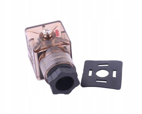 Wtyczka elektryczna W-WTYKVDC 12V 24V (SP666) do zasilania cewek elektromag