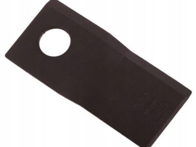 Nóż. nożyk kosiarka lewy 107x50x4mm otwór 19 zastosowanie 13800031 JF-Stoll