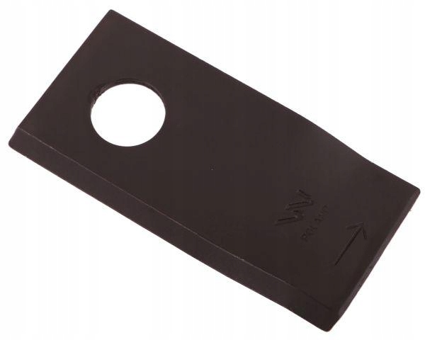 Nóż. nożyk kosiarka lewy 96x48x3mm otwór 19 zastosowanie 434979 Pottinger W