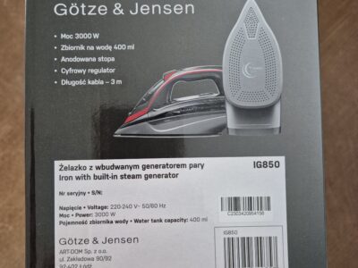 Żelazko GÖTZE & JENSEN IG850 z wbudowanym generatorem pary