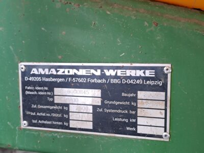 Opryskiwacz amazone uf 1200 24m 2009r