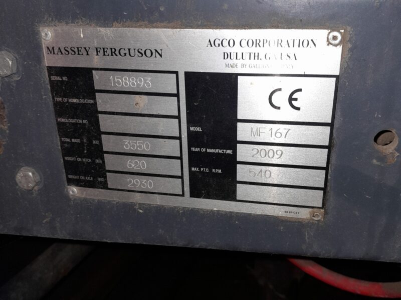Prasa Massey Ferguson 167 vs.