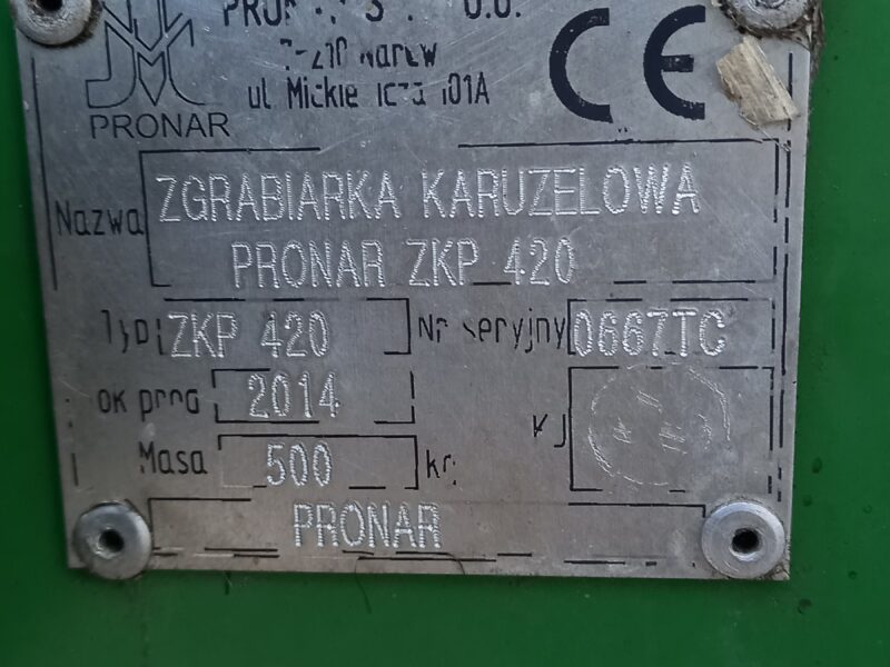 Zgrabiarka Pronar ZKP 420