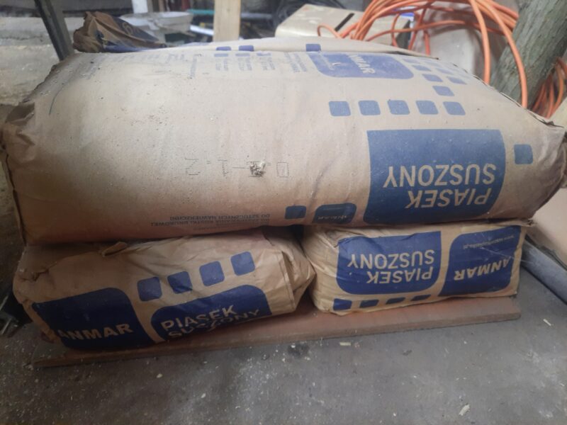 Piasek suszony do piaskowania 100kg
