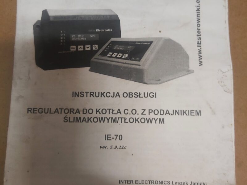 Sterownik kotła z podajnikiem IE-70