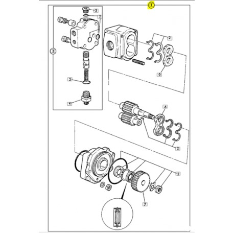 Pompa hydrauliczna Parker 3915P 20 917400 JCB 530-70