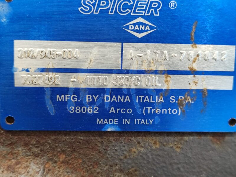 Obudowa osi 212/945-004 Dana Spicer 21206001689