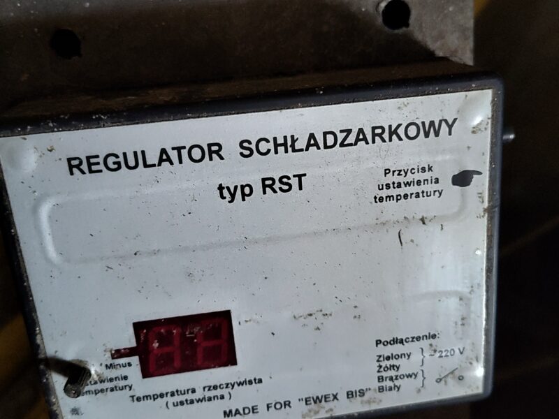 Schładzalnik do mleka 500l Zasilanie 220V