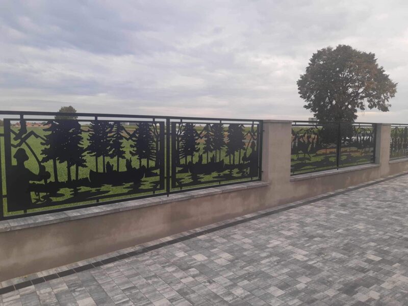 Nowoczesne ogrodzenia GlowPanel