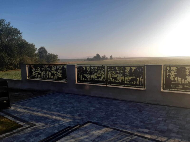 Nowoczesne ogrodzenia GlowPanel