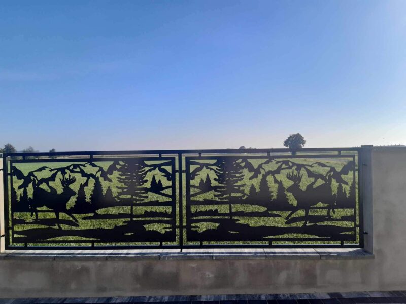 Nowoczesne ogrodzenia GlowPanel