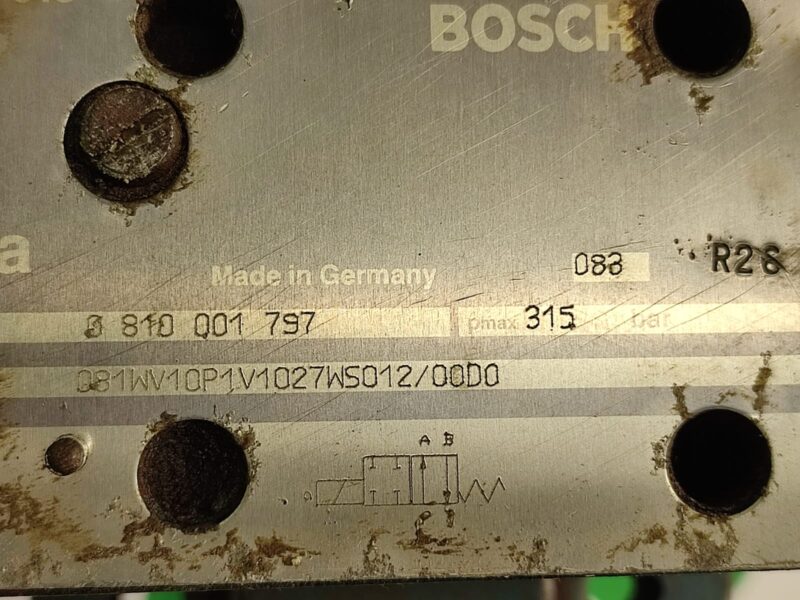 Zawór 0810001797 Bosch 081WV10P1V1027 Manitou MT 1235 SL