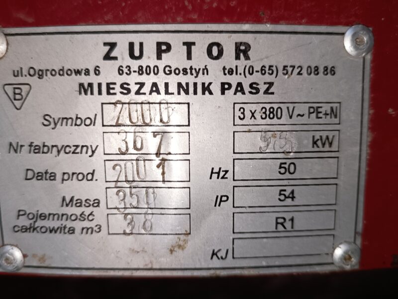 Miszalnik pasz ZUPTOR