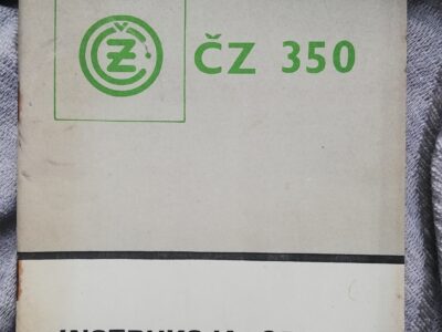 Instrukcja obsługi motocykla CZ 350, Cezeta 350