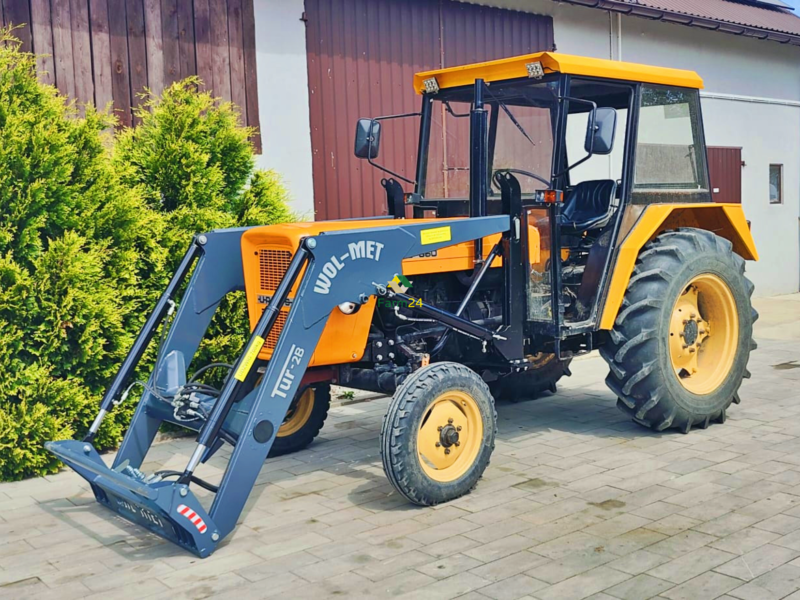 Ładowacz czołowy TUR 3 sekcyjny euroramka TUR 700 900 1200 kg WOL-MET Ursus Zetor MTZ T25 MF