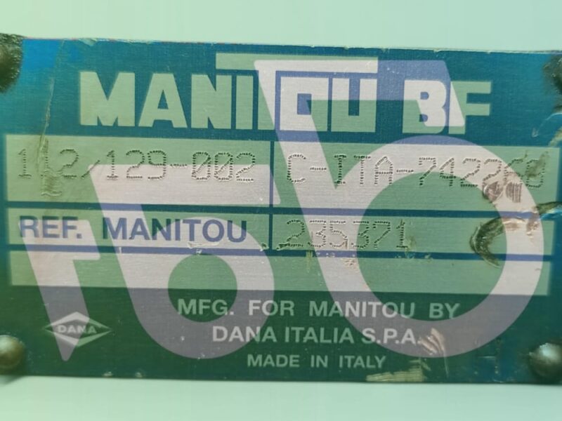 Dyferencjał 8X35 112/129 Dana Spicer 235371 Manitou MLA 628