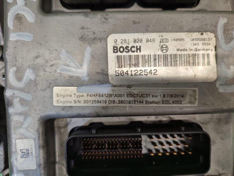 Komputer Sterownik ECU 504122542 silnika F4HFE413B*A001 DIECI SAMSON