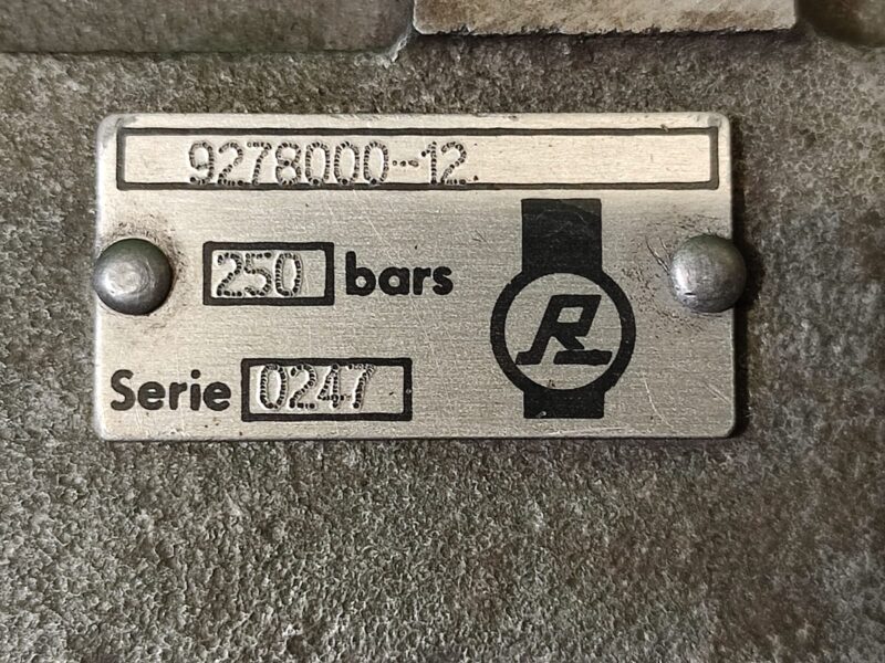Zawór hydrauliczny 927800012 Roquet