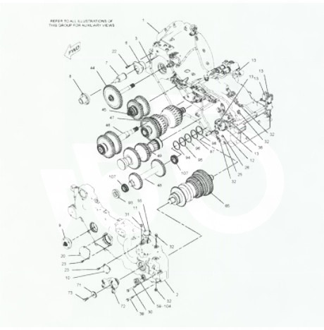 Skrzynia biegów 216-2273 POWERSHIFT CAT TH580B