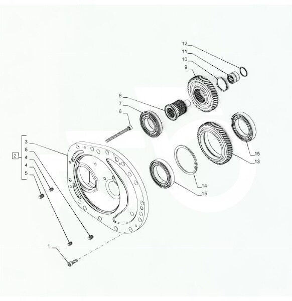 Obudowa przekładni 84474907 AUTO POWER COMMAND NEW HOLLAND T7