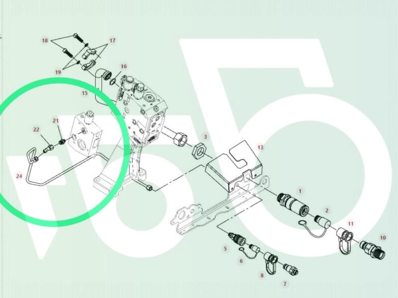 Zawór LS G931962020202 Płyta Końcowa Fendt 930 Vario