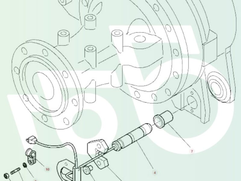 Sworzeń EHR 60KN R917000156 REXROTH 3713764M2 Massey Ferguson Dyna VT