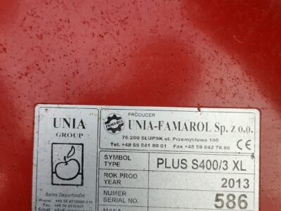 UNIA FAMAROL PLUS 400/3 od rolnika!