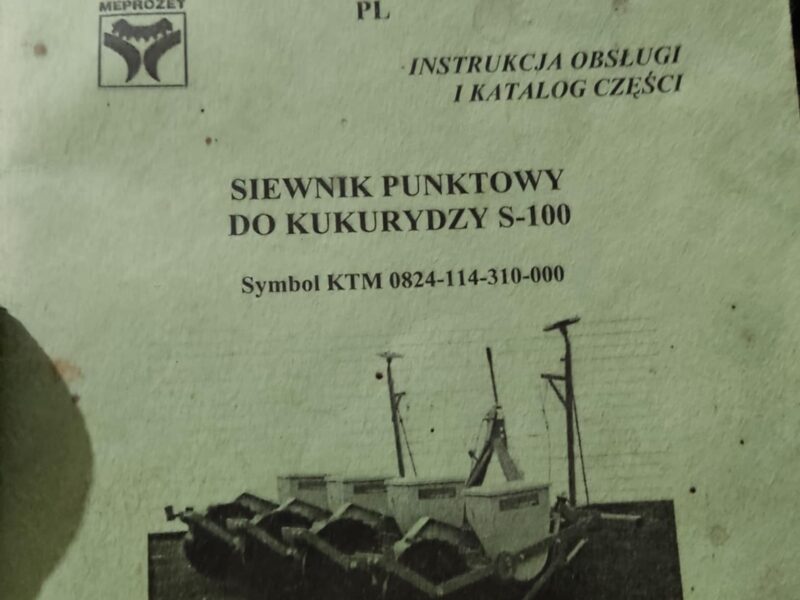 Sprzedam Siewnik punktowy do kukurydzy MEPROZER S-100