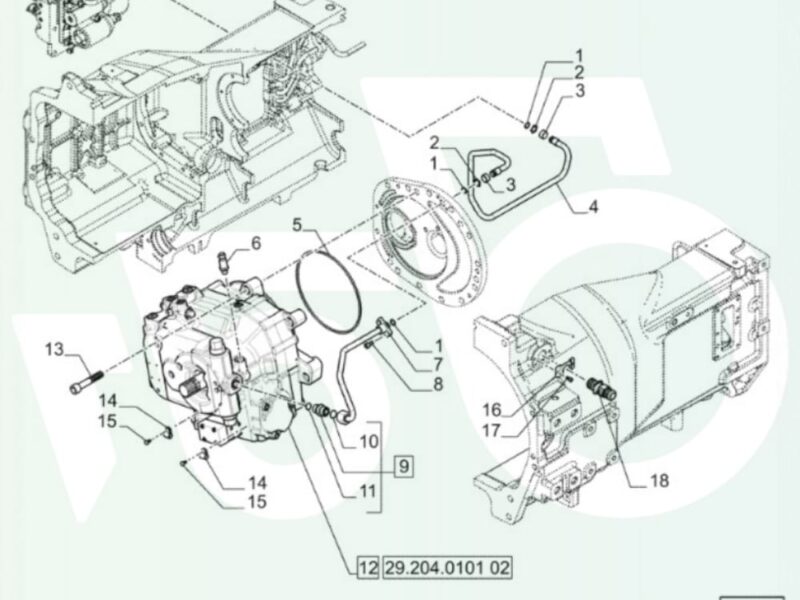 Silnik A41CTU145 hydrostatyczny R902170519 Rexroth 84356582 Case