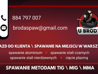 Usługi spawalnicze. Spawanie Aluminium/stal czarna/stal nierdzewna
