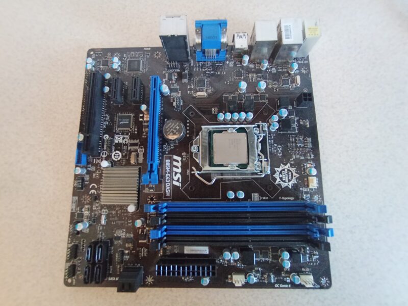 Płyta główna MSI z procesorem Intel core i7 chłodzenie