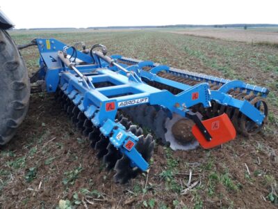 Brona talerzowa hydraulicznie składana zawieszana 4,0m - 6,0m Blue Power Agrolift