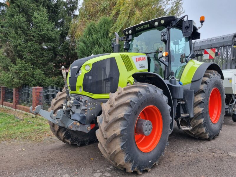 Claas Axion 870 Cmatic Cebis WOM TUZ Nawigacja RTK Isobus z Niemiec