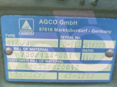 Most napędowy ZF 7300101163 AGCO E402300020010 Fendt 411 Vario