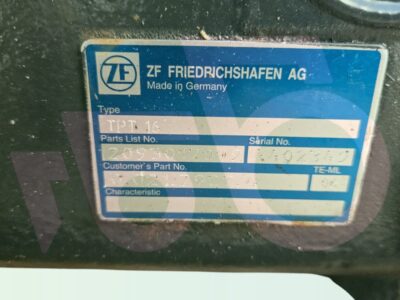 Dyferencjał Skrzynia ZF 2093301069 Tylny most Deutz-fahr Agrotron