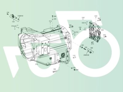 Obudowa Skrzynia ZF 2093460014 2093319025 Lamborghini Spark