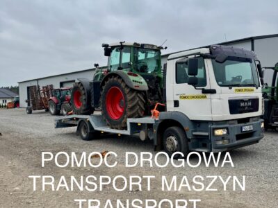 Transport pomoc drogowa maszyny rolnicze budowlane samochody radzimy sobie ze wszystkim
