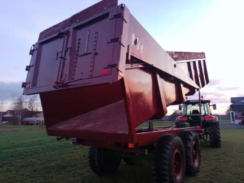 Przyczepa skorupa 12-18ton tandem własna hydraulika La Campagne
