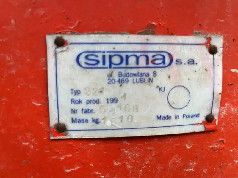 Prasa Sipma z - 224/1 rok 94 nowe aparaty oryginalne