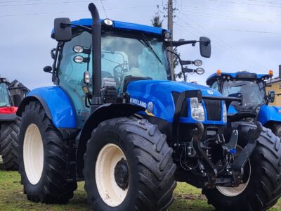 New holland t6. 175, Miękka oś, Klima, pneumatyka z Niemiec