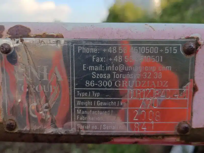 Pług Unia Tur 5x40
