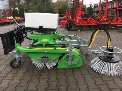 Zamiatarka do ulic dróg placy chodników nowa solidna hydrauliczna lub wom wozek tur tuz