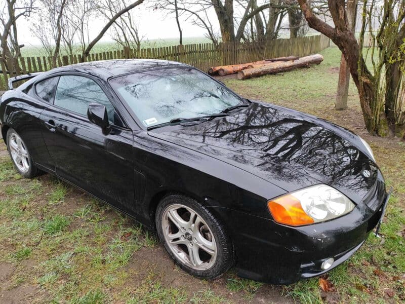 Hyundai Coupe 2.7 V6 GT wersja USA TIBURON 2004r , wysoki spoiler !!!