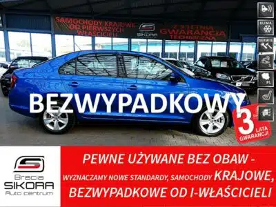 Škoda RAPID LED+PODGRZEWANE Fotele+Parktronik 3Lata GWARANCJA 1wł Kraj Bezwypad
