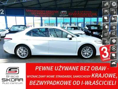 Toyota Camry EXECUTIVE Biała Perła GWARANCJ Skóra Led+ACC+Navi 1wł Kraj Bezwyp F23% IX (2018-)