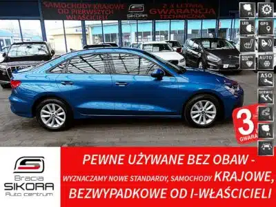Audi A3 2.0TDi 150KM S-TRONIC Led+Navi GWAR. 1wł Kraj Bezwyp Serwis ASO F23% 8Y