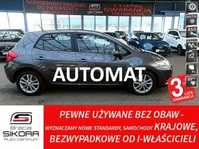 Toyota Auris AUTOMAT Tylko 142 TYŚ KM 1WŁAŚCICIEL Serwis ASO Kraj Bezwyp 1.6i 16V I (2006-2012)
